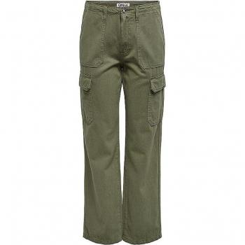 Pantalones Cargo Mujer Only Malfy Verde