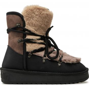 D.Franklin Damen Winterboots Nordic TRK Fur DFSH370012-Black