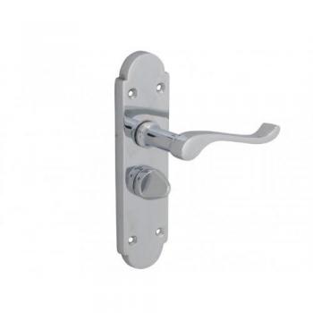 Chrome Gable Handle Backplate – Privacy Feature, Code FGEHPRIGABCH