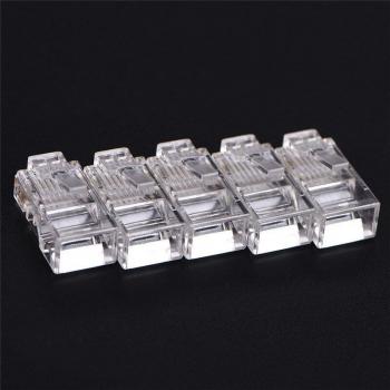 50 PCS RJ45 8P8C Modular Connector for Computers
