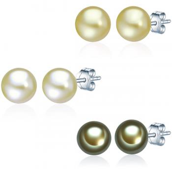 Valero Pearls Caña con Perlas Verde Pastel y Plata
