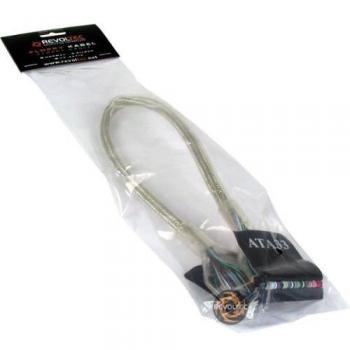 Revoltec Cable Floppy Redondo 48cm Plata