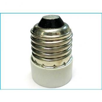 Convertitore Adattatore Portalampada E27 a E14 2 Pezzi