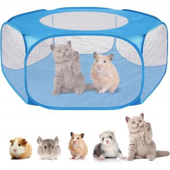 Outdoor Small Animal Playpen with Zippered Top
