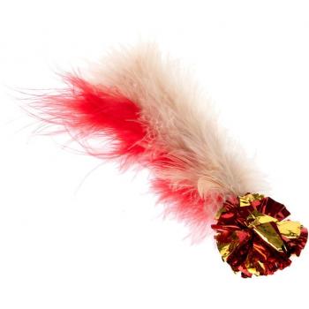 Pelota crujiente con plumas TIAKI juguete para gatos