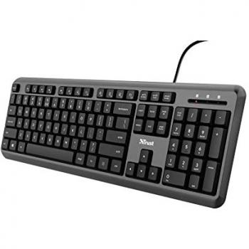 Trust ODY USB Wired QWERTY Keyboard Black/Grey