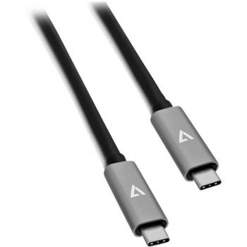 Conector USB‑C a USB‑C 2 m en tono gris