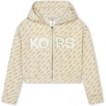 Sweatshirt cardigan avec capuche blanc Michael Kors