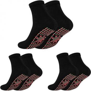 Calzini AutoRiscalda Sport Inverno Nero