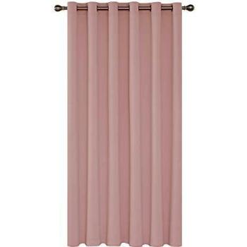 Deconovo Tenda Occhielli Rosa 200x280 cm per Camera da Letto