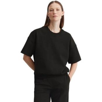 Kurzarm-Sweatshirt von Marc O'Polo in schwarz, Größe M