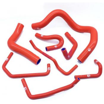 Silicone Cooling Hose Bundle for Mazda MX‑5 NB 1800cc (1998‑2004) – 8 Pieces, Red/Blue/Black