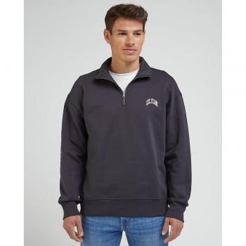 Lee Sudadera Half Zip Negra para Hombre