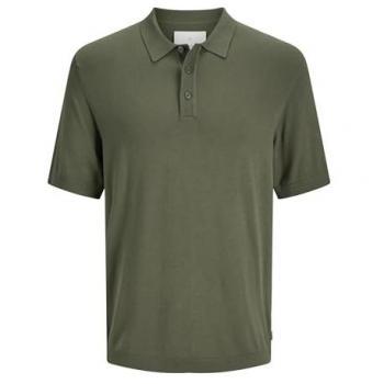 Jack & Jones Polo in vierblättrigem Kleeblatt-Grün