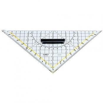 Linex Geometriedreieck mit Griff, 22,5 cm