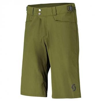 Scott Sports Herren Velohosen Shorts Trail Flow mit Polster (M), Grün