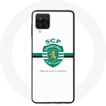 Samsung Galaxy A12 Case SCP Sporting Portugal White Background