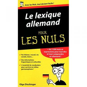 Le lexique allemand pour les nuls