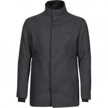 Abrigo de lana para hombre Jack & Jones negro, talla XL