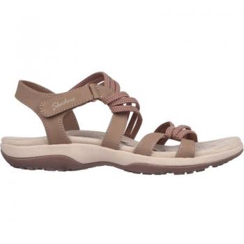 Skechers REGGAE SLIM Summer of Fun Damen-Sandalen – Braun, 2023‑Herbst Edition