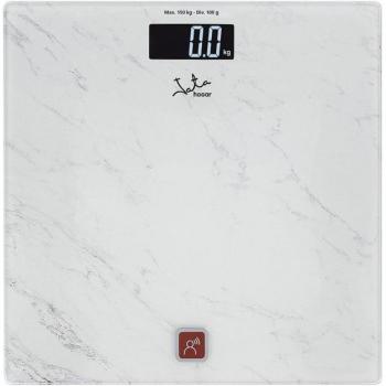 Jata 517 Báscula Electrónica de Cristal con Voz en Mármol Blanco