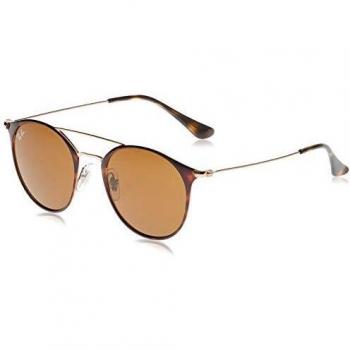 Ray-Ban 0RB3546 9074 49 Brillengestelle, Silber (Copper On Top Havana/Braun)