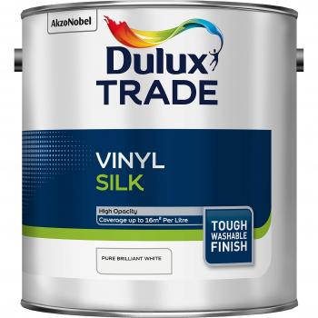 Dulux Trade V/Silk Pure Brilliant White 2.5L