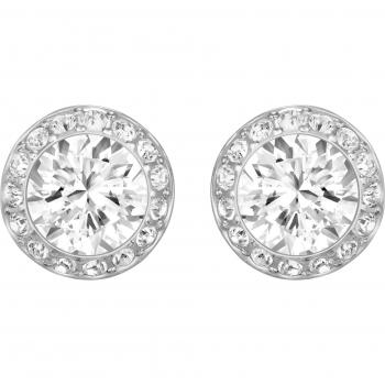 Pendientes Swarovski Una con acabado plateado