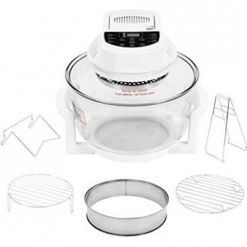 Forno Alogeno 1400W 17L con Anello di Estensione e Timer