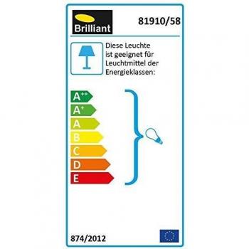 Fiore Glanzwandlampe Bronze – 75 W Max