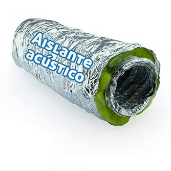 Tubo flexible aislante acústico para aire acondicionado Ø315 de aluminio