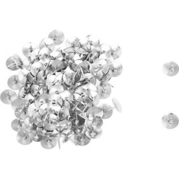 100 Pcs Silver Corkboard Pins