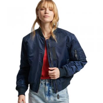 Chaqueta Azul Superdry MA1 para Mujer