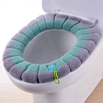 Warm Knitted Bathroom Toilet Cover