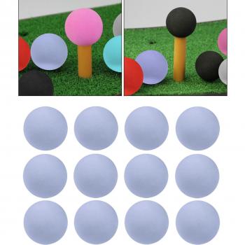 Balles de Golf en mousse EVA, 12 pièces, pour adultes, intérieur et extérieur