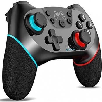 Mando Inalámbrico para Nintendo Switch, Con Turbo Ajustable, Eje Giroscópico Doble, Joystick 3D
