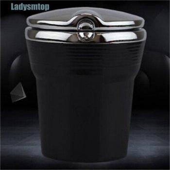 Ladysmtop Car Ashtray with LED Blue Light for Renault Captur