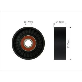 Timing Belt Deflection Pulley 188-00