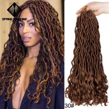 Déesse Crochet Extensions – Mèches Synthétiques 18 Gris Nuage