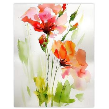 Artery8 Colorful Blossom Wall Art – 12×16