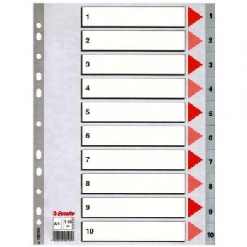 Esselte Grids numériques A4 polypropylène 1‑10