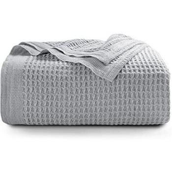 BEDSURE Double Size Cotton Sofa Blanket