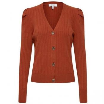 B.young Strickjacke mit Rippstruktur