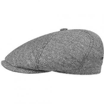 Visée Stetson Milner : Casquette de printemps‑été, couleur noir‑blanc