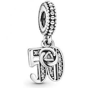 Colgante de Plata 50 Años de Amor con Zirconia Cúbica