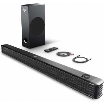 Barre de Son 2.1 Canal Wireless BOMAKER 150 W Subwoofer Bluetooth 4.2 Home Cinéma