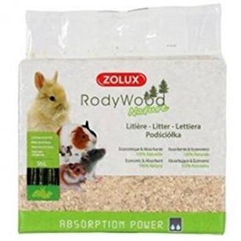 Lecho de madera natural para roedores Zolux