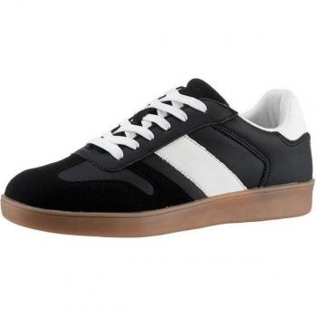 Aniston Damen Halbschuh – Retro‑Look in Schwarz & Weiß (Gr. 36)