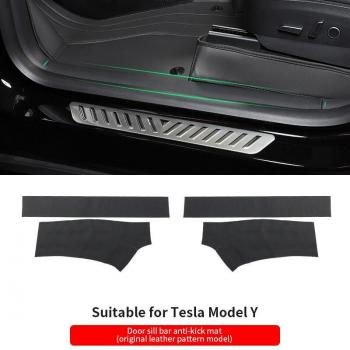Cubierta de cuero para puerta de coche Tesla Model Y