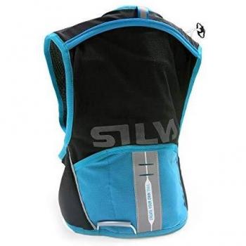 Silva HydroPack 10 – Gilet d'Hydratation Noir-Bleu, M-L
